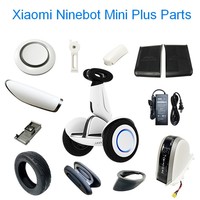 Original Parts PU Handle Bar Foot Pads Remote Control 70/80-6.5 Tire Chassis Alloy Kickstand For Xiaomi Ninebot S Plus Scooter