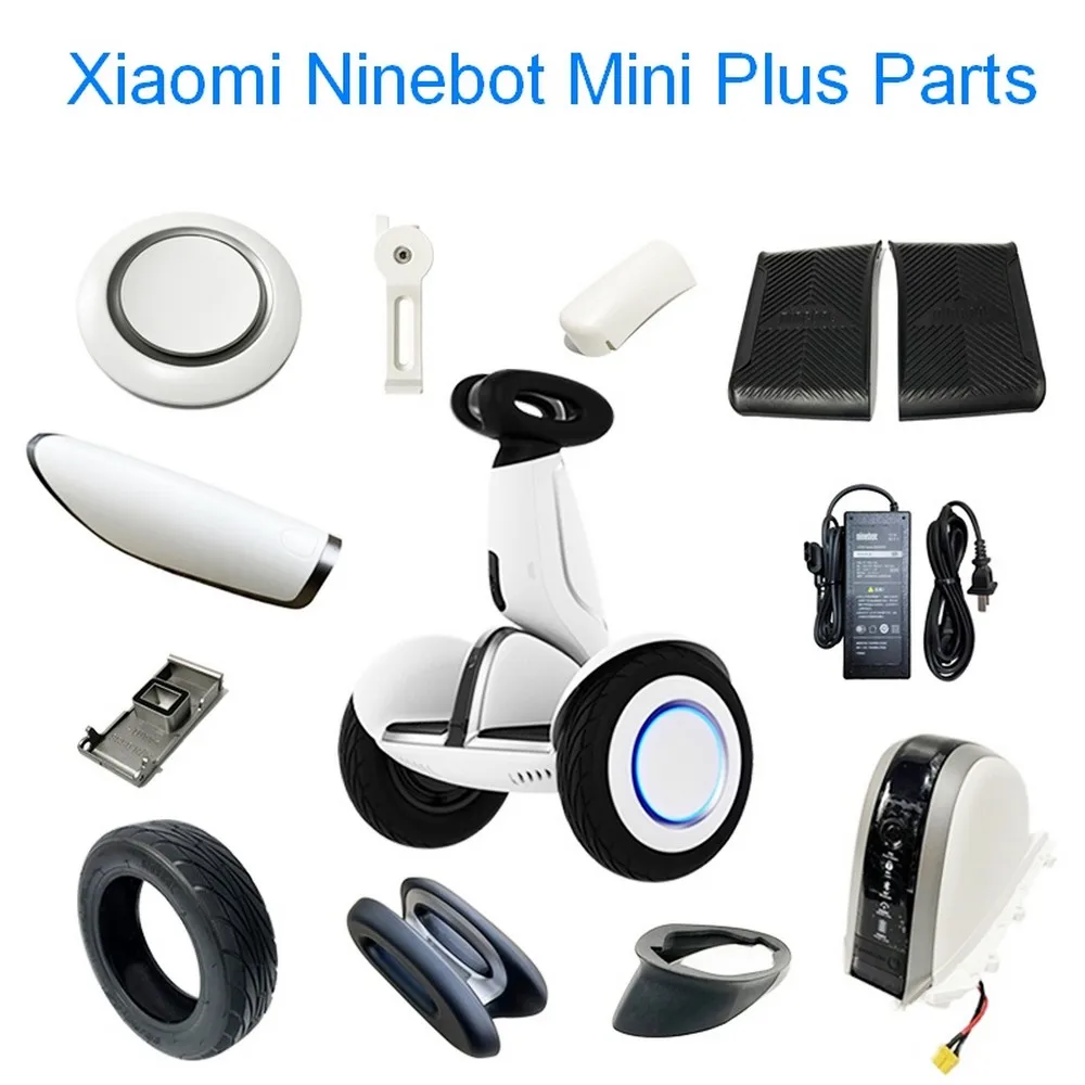 Original Parts PU Handle Bar Foot Pads Remote Control 70/80-6.5 Tire Chassis Alloy Kickstand For Xiaomi Ninebot S Plus Scooter