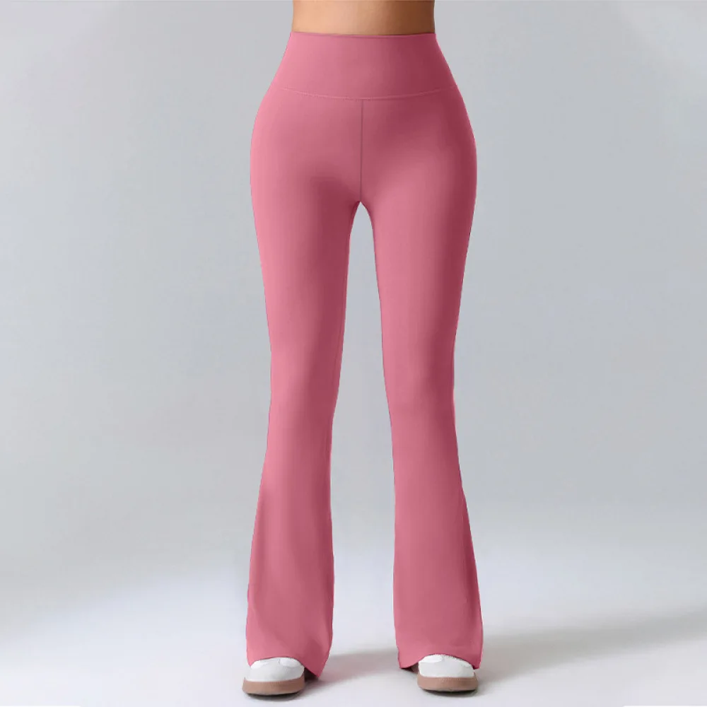 Women High Waist Bootcut Yoga Pants Tummy Control Flare Leggings Athletic Workout Tights Sports Fitness Slim Stretching