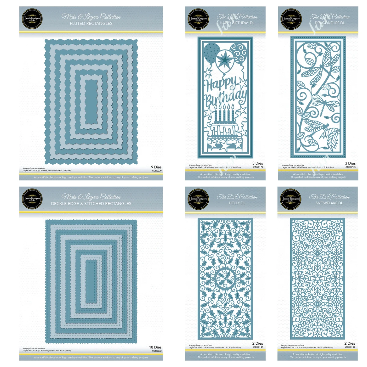 

Metal Cutting Dies Scrapbooking DIY Album Scallop Edge & Pierced Rectangles Die Paper Card Embossing Craft Supplies Diary Decor