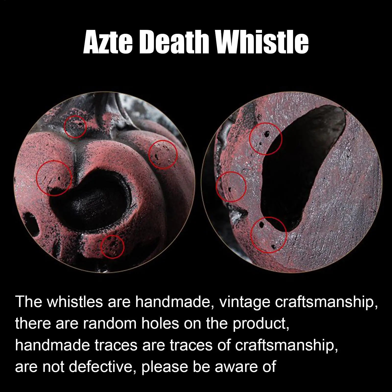 Aztec Death นกหวีดฮาโลวีนนกหวีดแปลกกรีดร้องเสียง Prop Creative Display Decor สําหรับเทศกาลวันหยุดผู้ใหญ่เด็กปาร์ตี้