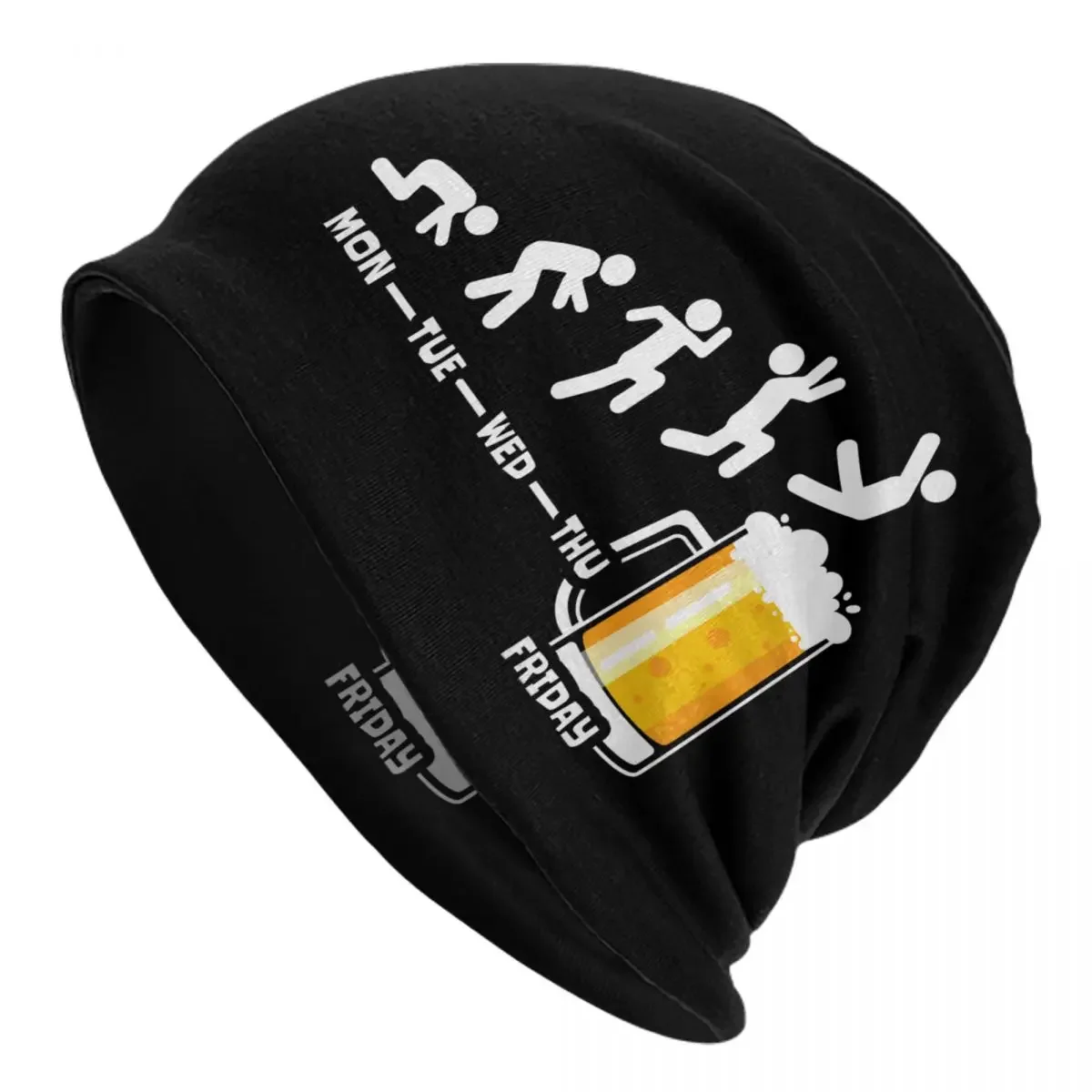 

Weekend Week Beer Fridays Skullies Beanies Caps Hip Hop Winter Warm Women Men Knit Hat Adult Unisex Alcohol Lover Bonnet Hats