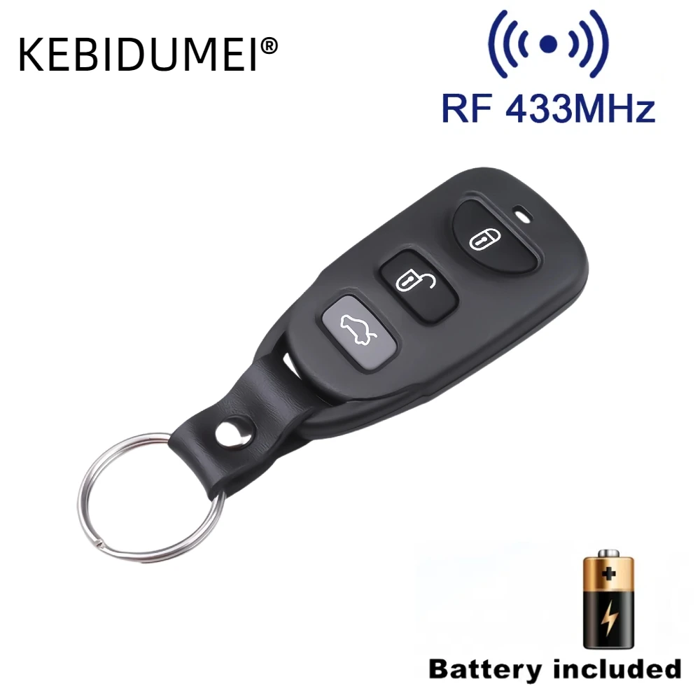 433 MHz 4 Channel Cloning RF Remote Control Copy Duplicator Key Fob A Distance Fixed Code Electric Garage Door Controller