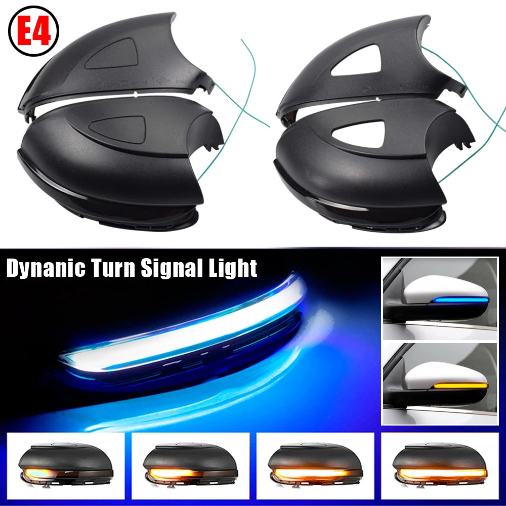 Dynamic Turn Signal LED Side Wing Rearview Mirror Indicator Blinker Repeater Light Lamp For VW GOLF 6 MK6 GTI R32 08-14 Touran view 5