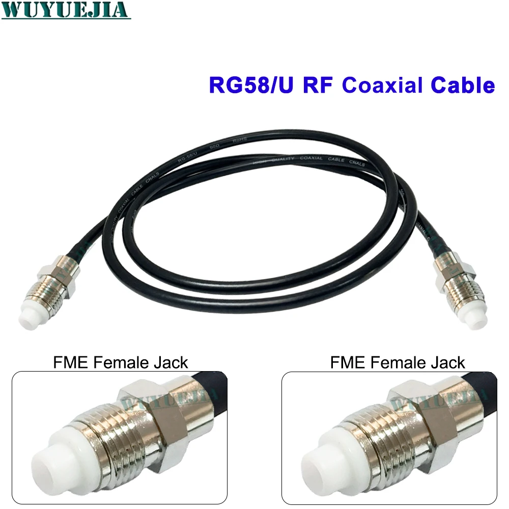 10CM-30 Meters FME Male Plug to FME Female Jack Connection 50Ohm RG58/U RF Coaxial Jumper Cable For Electronic Components Market