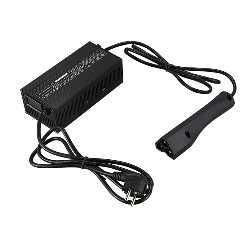 

Trickle Mode 48V 5A Golf Cart Fully Automatic Battery Charger LED Status Lights 3-Pin Connector Fast Charge for EZ-Go RXV TXT