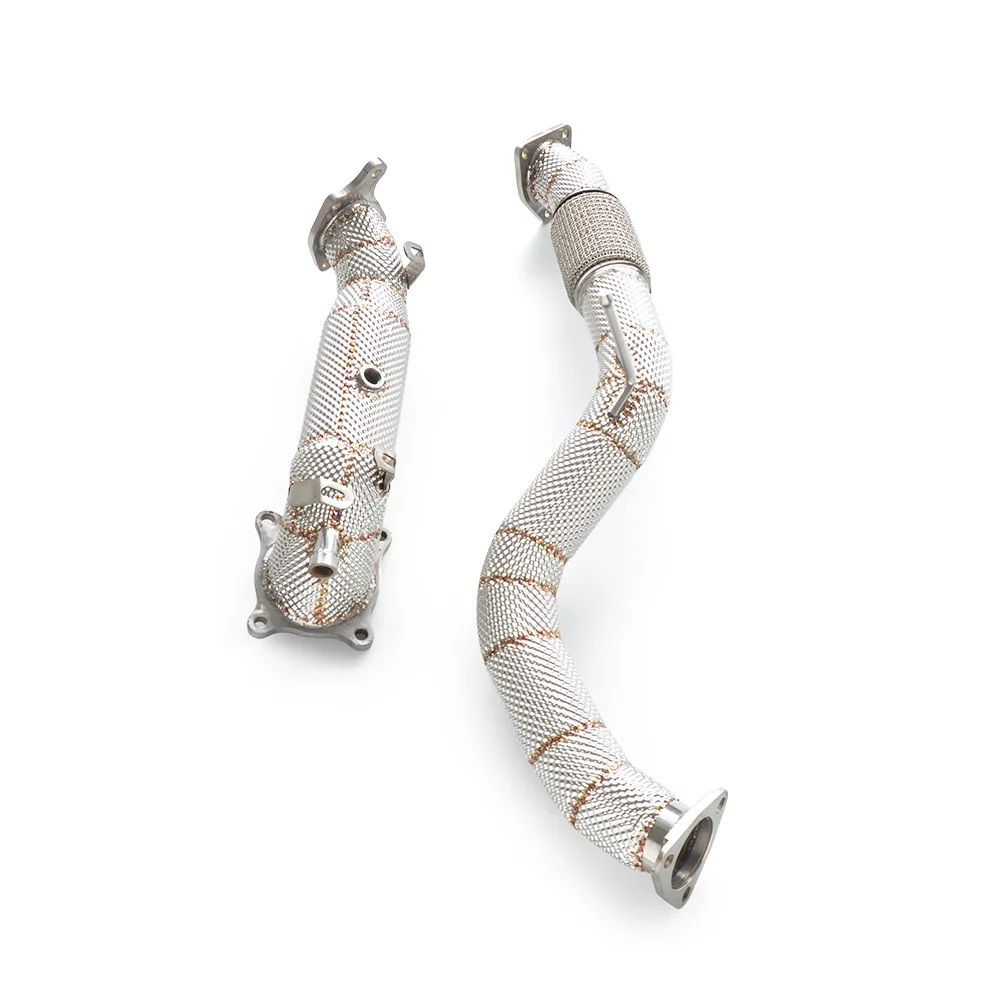 مناسبة لهوندا سيفيك TYPE-R FL5 2.0T 2022-2024 الرياضة العادم ماسورة التصريف الأنابيب الأمامية