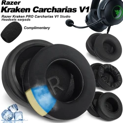 Replacement  Soft Cushion For Razer Kraken Pro V1 2015 Gaming Headset 1 Pair Ear Pads Protein Leather or Mesh Fabric
