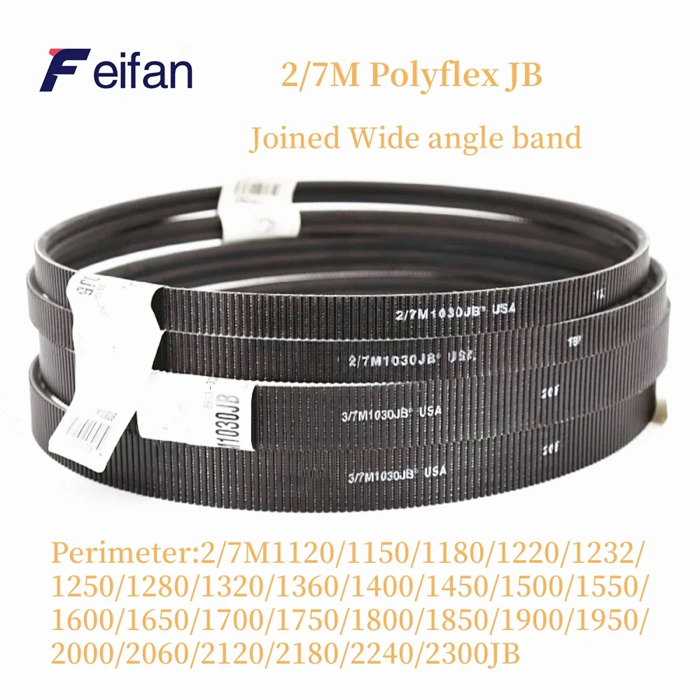 

7M Polyflex JB Joined Wide angle band 2/7M1120JB 2/7M1150JB 2/7M1180JB 2/7M1220JB 2/7M1232JB 2/7M1250JB 2/7M1280JB --2/7M2300JB,