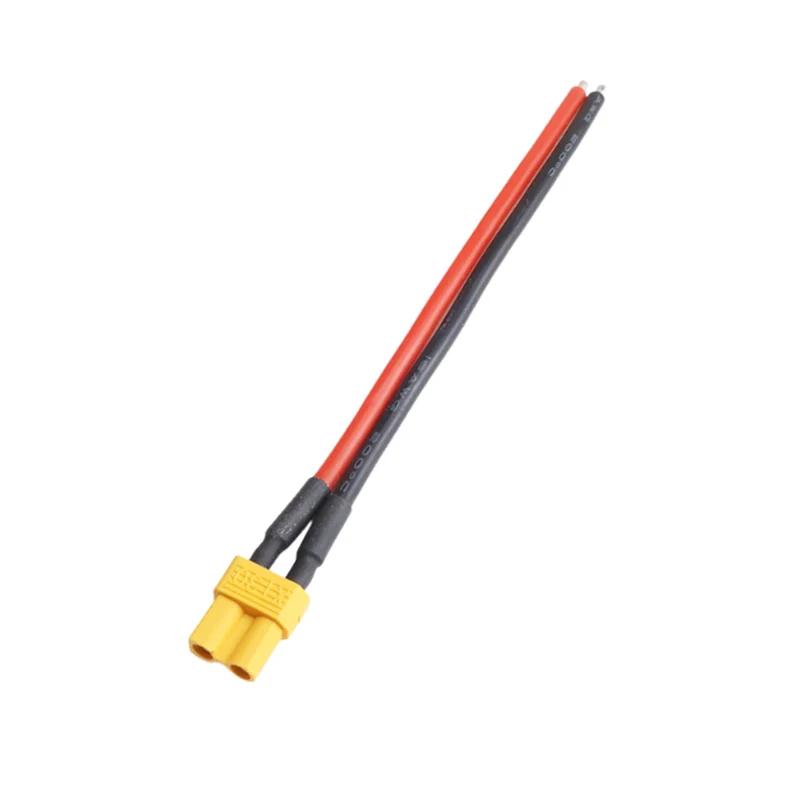 5 قطعة محول XT30 ضفيرة التوصيل ذكر/موصل سالب مع 100 مللي متر 16AWG المعلبة سلك كابل ل RC يبو بطارية FPV الطائرة بدون طيار شاحن