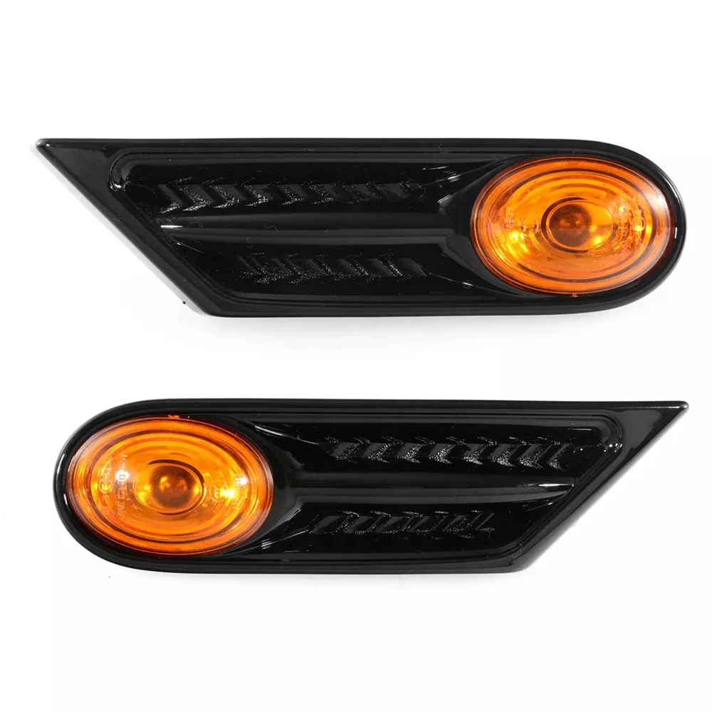

​LED Side Marker Light Turn Signal Blinker Lamp Side Repeater Lights For BMW For MINI COOPER R56 R57 Leaf board light auxiliary