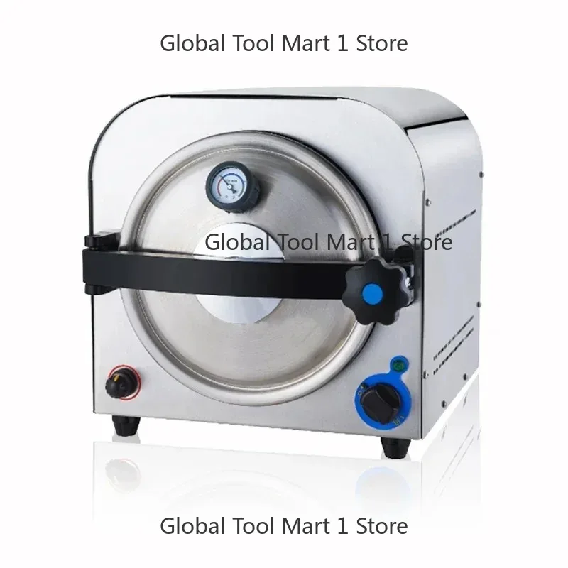 14L Porta-ble Auto-clave Steam Ster-ilizer High Temp Tattoo Beauty Disinfe-ction Equip-ment