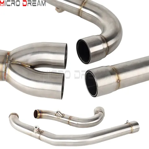 Club Style 2-i-1 avgassystemkit, mittlänkrör, uppsvepta ljuddämparrör för Harley Street Bob FXBB FXBBS Softail FXST 18+ 6 best sales Harley-ljuddämpare - №3