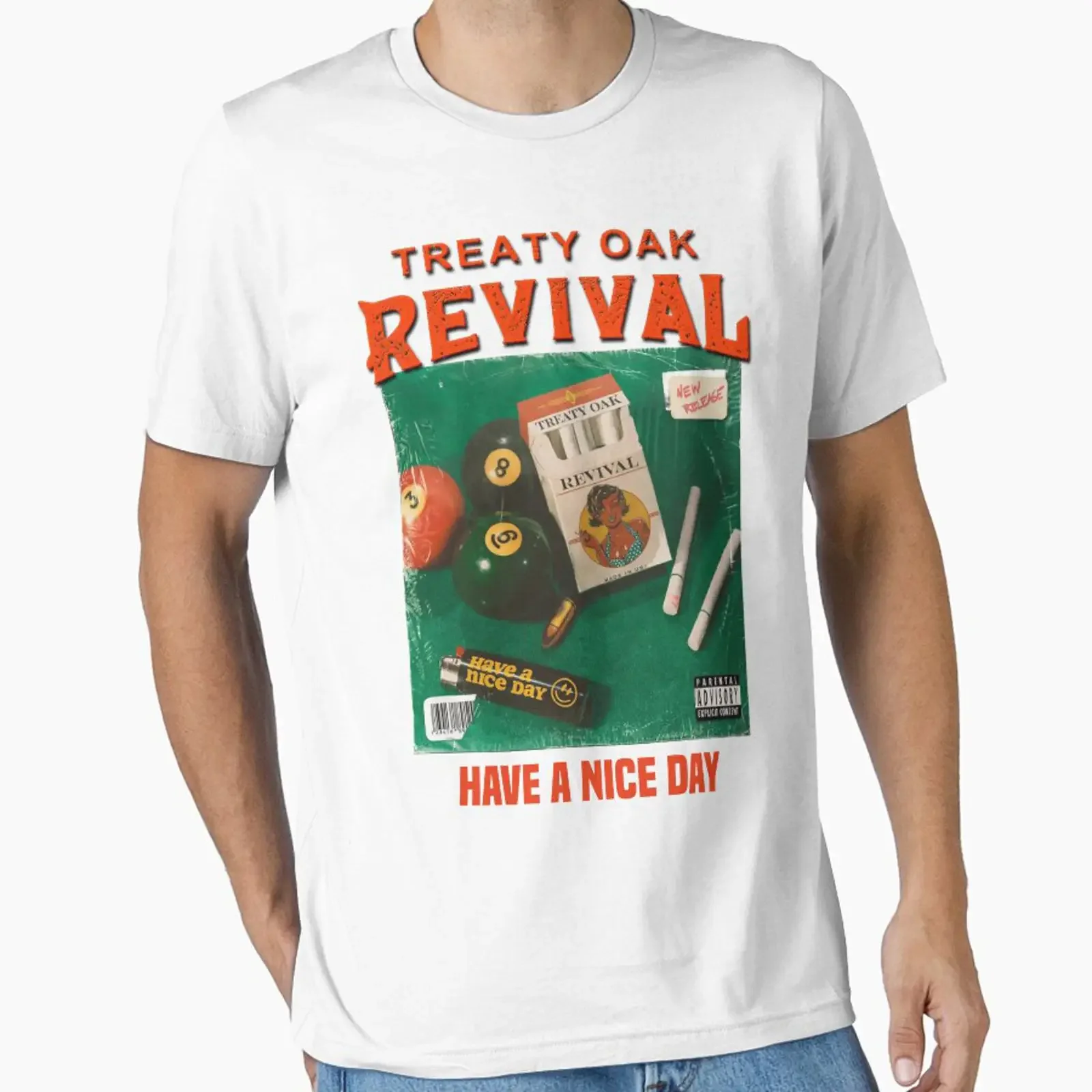 Treaty Oak Revival have a nice day Essential T Shirt vintage Washed Unisex streetwear fashion Comfortable designer clothes