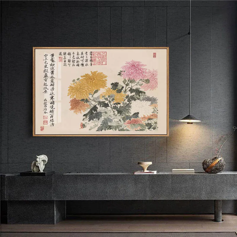 

Abstract Chinese Style Ink Landscape Canvas Art Painting Print Poster Picture Wall Living Room Home Decoration Murals-04