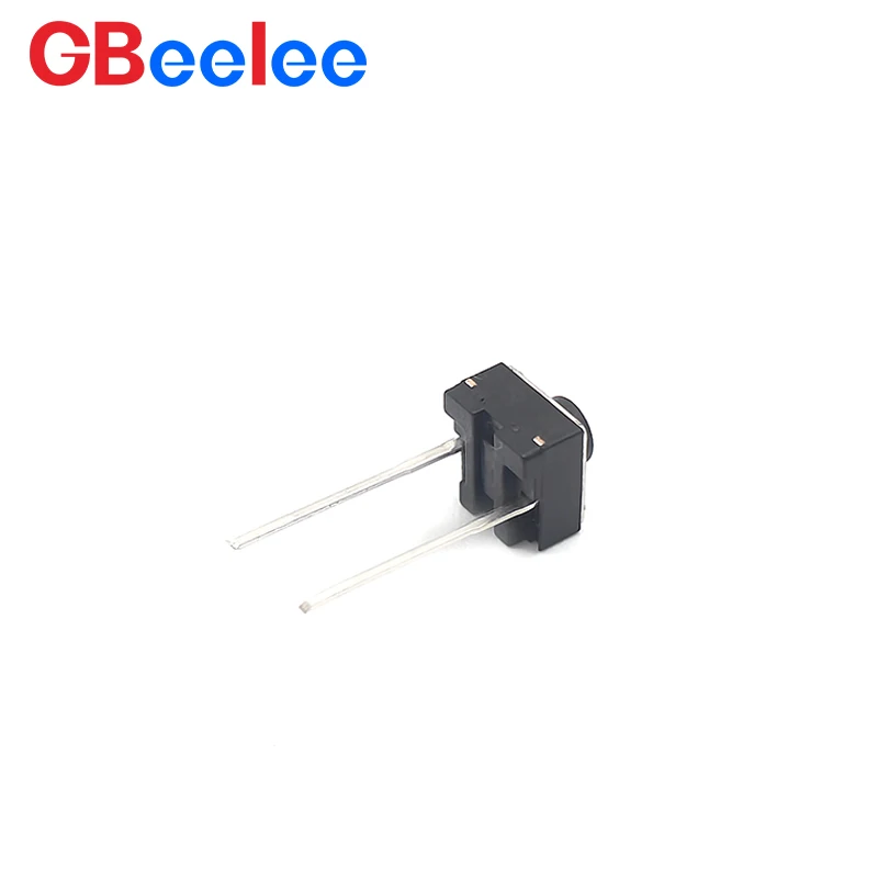 500PCS Beelee BL-QC-6X6 Tact Switch 6*6 Circular Tactile Tact Push Button Switch 2 Pin