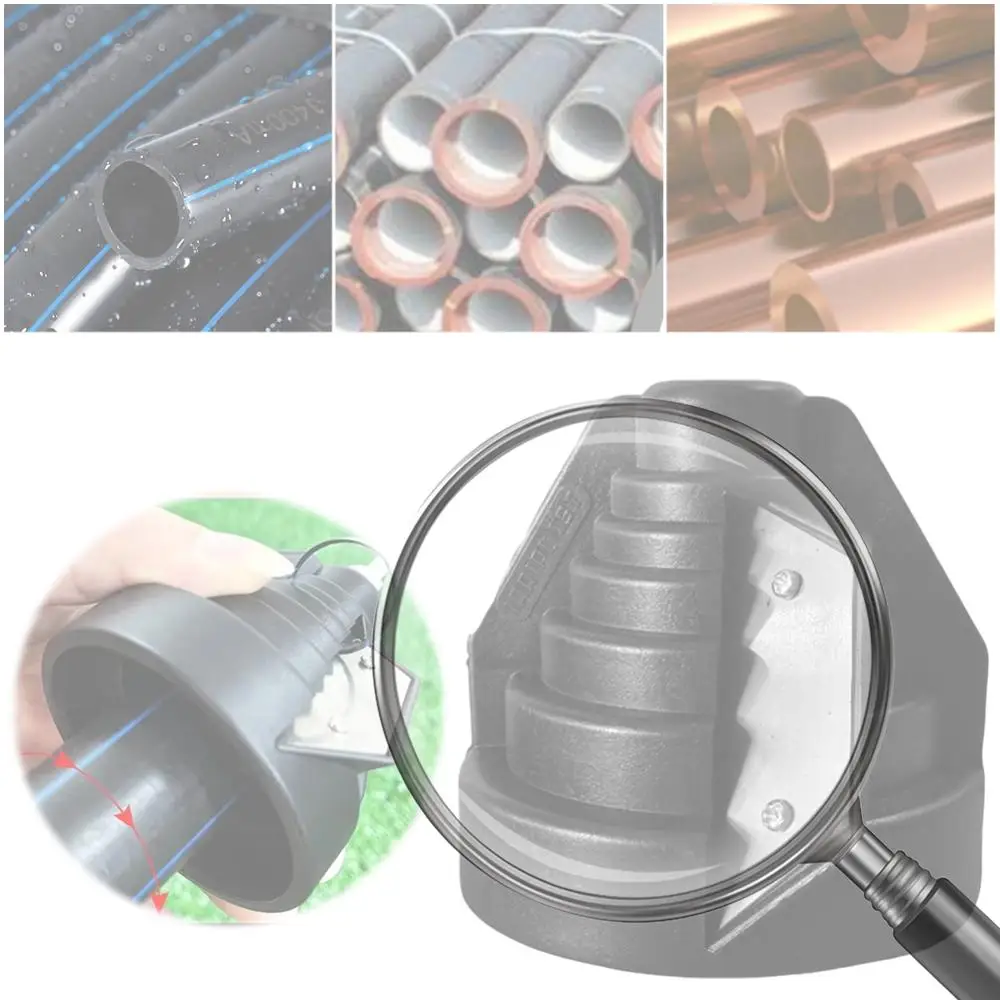 

Инструмент для снятия фаски с труб 20-63 мм, скребок для ПЭ, ПВХ, ПП, многофункциональный конусный инструмент для удаления заусенцев, станок для снятия фаски с плоских углов