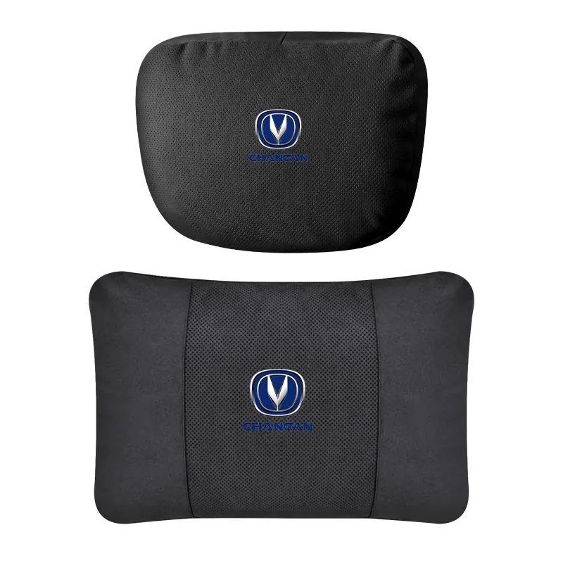 

Car Suede Neck Pillow Headrest Waist Seat Support For Changan CS35 Plus CS55 PLUS CS75 PLUS Eado UNI-T X5 X7 EV 2019-2023 Car