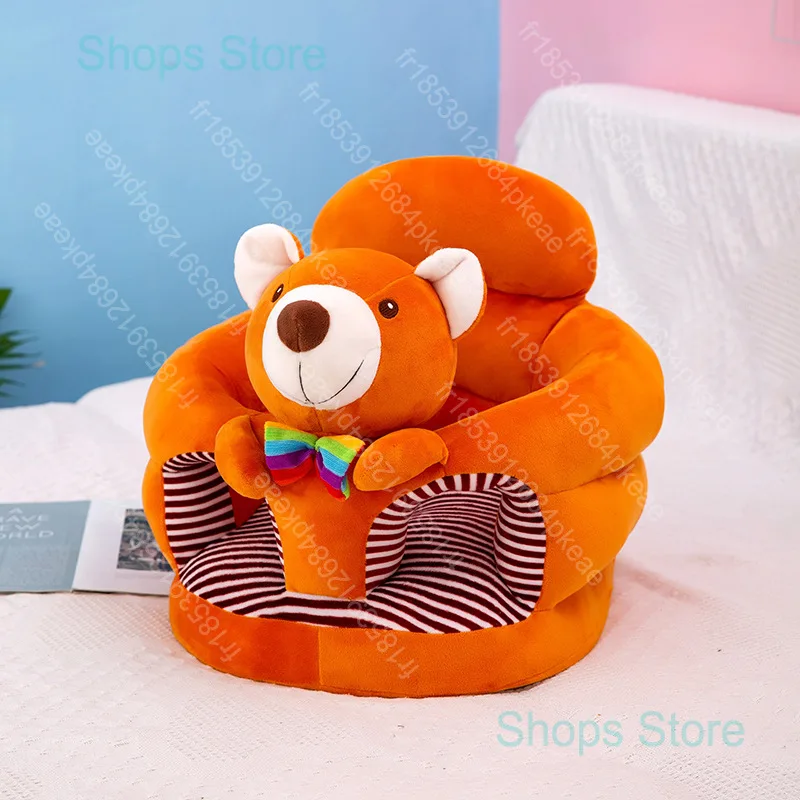Housse de siège de soutien pour bébé en peluche, confortable, pour l'apprentissage de la position as