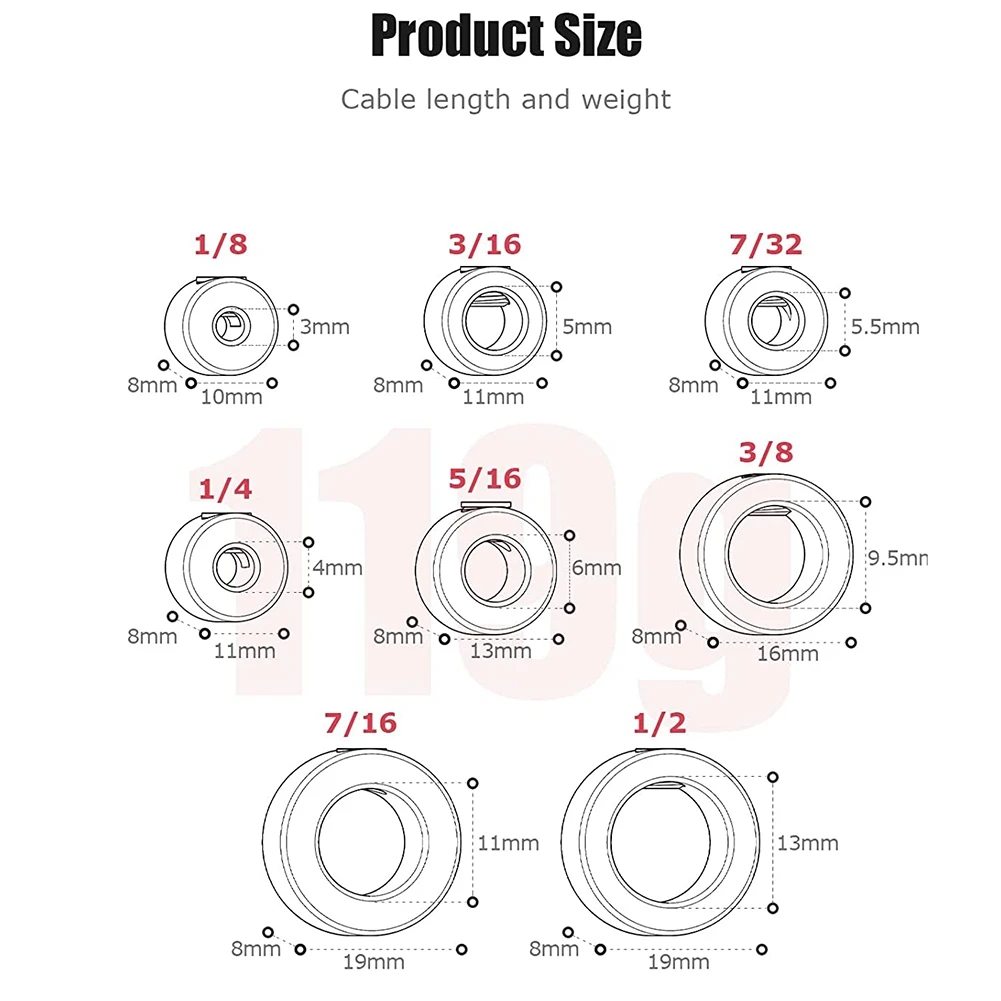 Juego de Collar de broca de acero al carbono, anillo de límite de Collar de tope de profundidad de taladro ajustable, 9 piezas