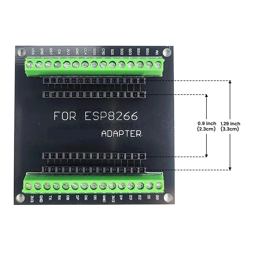 Moduł płytki rozszerzeń ESP32 ESP8266 dla płytki rozwojowej ESP32 30Pin 38Pin GPIO 1 na 2