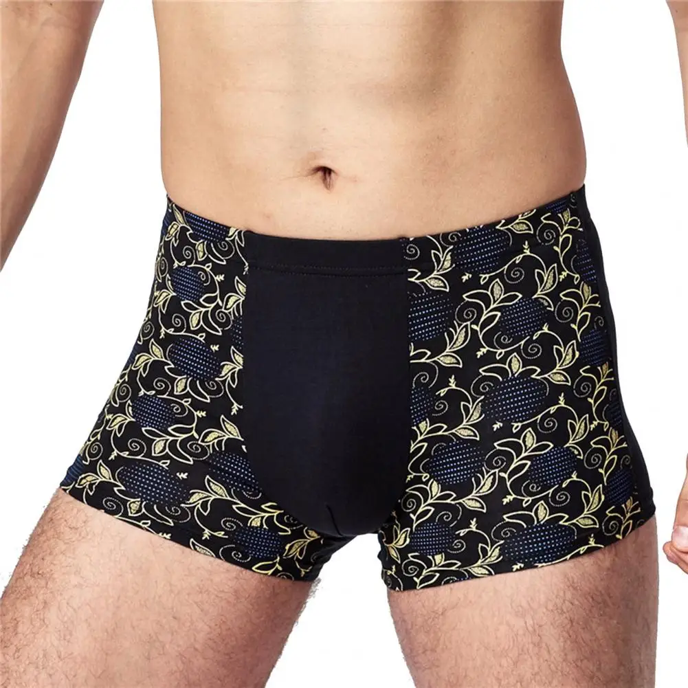 Men\'s Underwear Bamboo Fiber Panties Sexy Boxer Short Male Breathable Underpants Comfortable U BoxerShorts 2XL-7XL