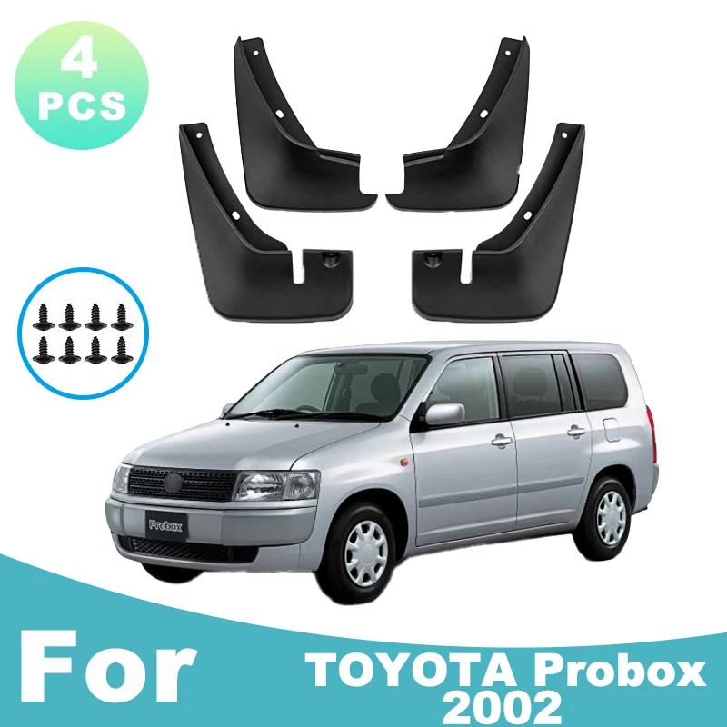 

For TOYOTA Probox 2002 Automotive Tire Mudguard Waterproof Prevent Mud Splashing Car Mud Flaps Fender Trim 4pcs Accessories