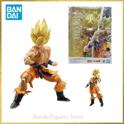 Original Bandai S.H.Figuarts SHF Super Saiyan Son Goku The Legendary Super Saiyan Dragon Ball Z 3.0 In Stock Anime Model