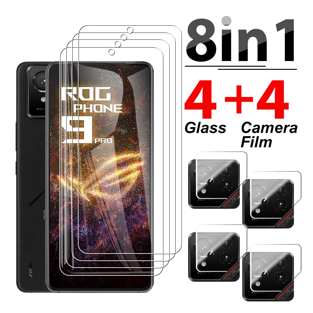 8IN1 ROGPhone 9 9Pro 8 8Pro Screen Protector For Asus ROG Phone 9 Pro Protective Glass Lens Camera Protector AsusROG Phone9Pro