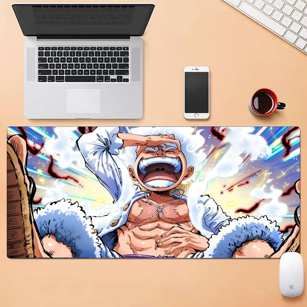 Cool Luffy One-piece Mouse Pad Multiple Sizes Large Square Computer Office Game Table Mats Rubber Anti-slip Mousepads