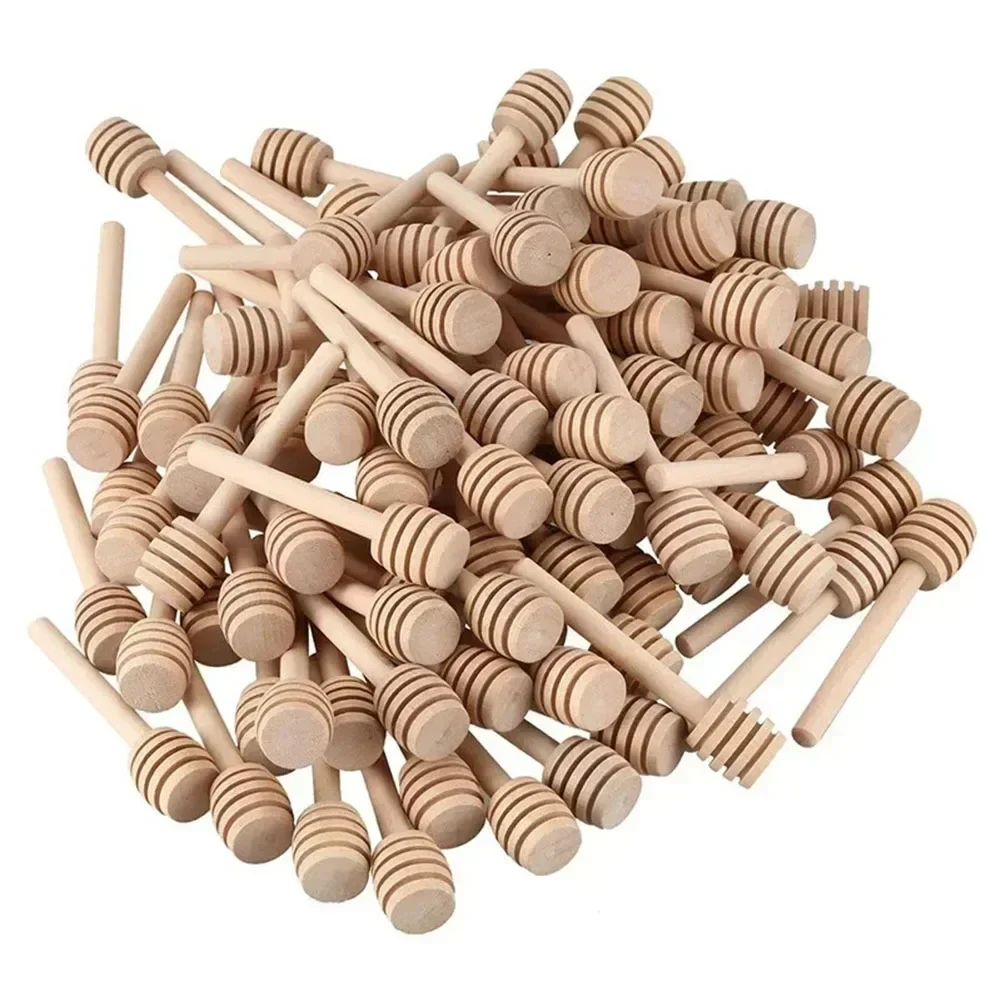 Solid Wood Honey Stirring Sticks Environmentally Friendly Material Lightweight and Compact Retains Natural Flavor