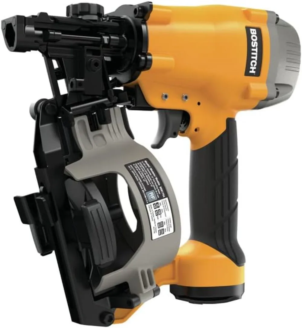 Roofing Nailer Coil 15-Degree Wallboard Nailing Machine Two-door Magazines Offer Multiple Ways To Close