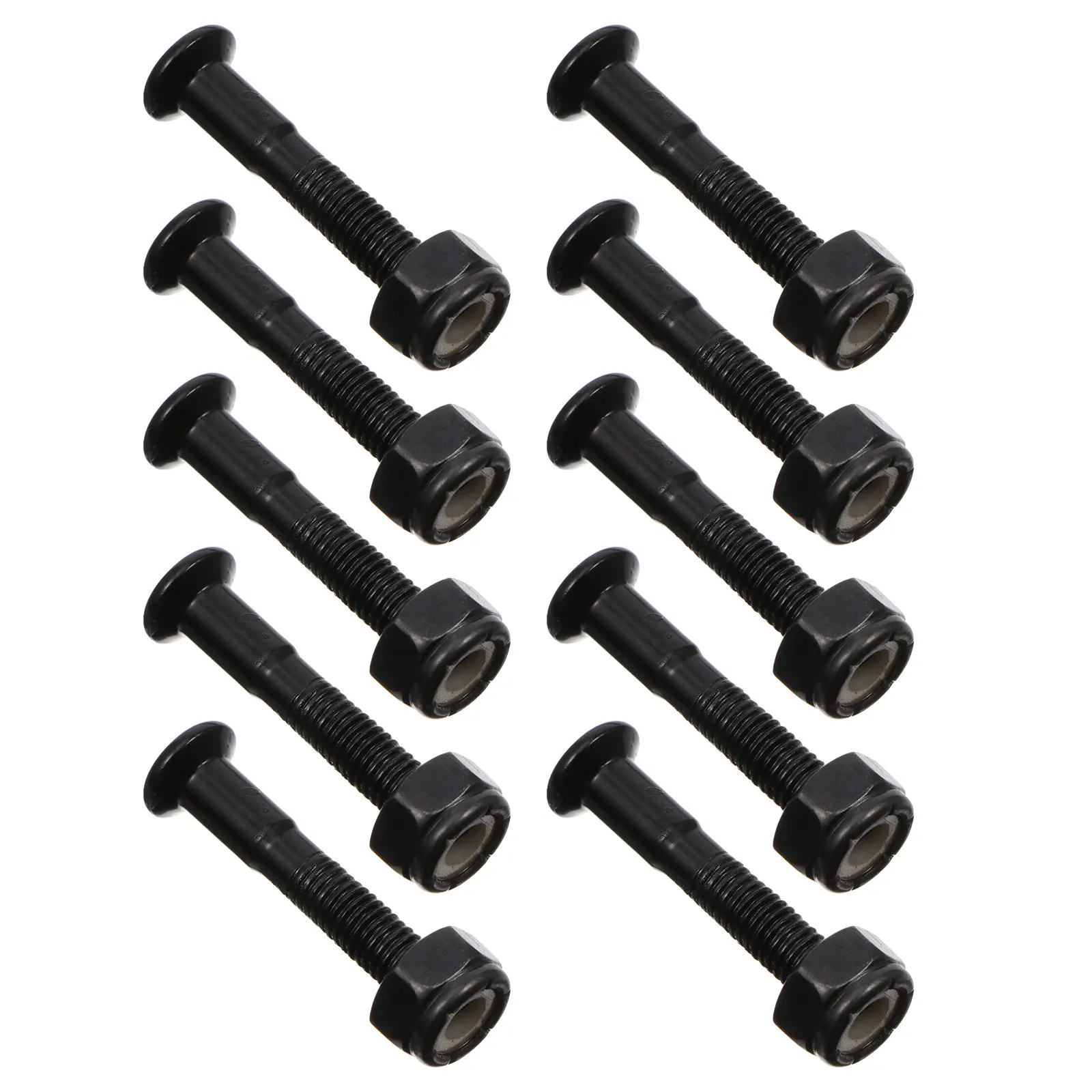 40Sets Skateboard Mounting Bolts Set Premium Steel Corrosion Resistant Hardware Kit for Skateboard Longboard DIY Repair