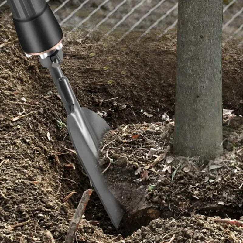 65 Electric Pickaxe Shovel Widened Pointed Flat Excavator Extended Chisel Trenching And Tree Digging Machine Shovel