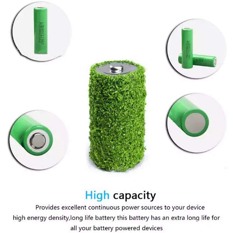 100% Actual Capacity 3.7V 3000mAh NCR18650GA Multi-function Rechargeable Lithium-ion Battery Suitable for Power Tools Toys