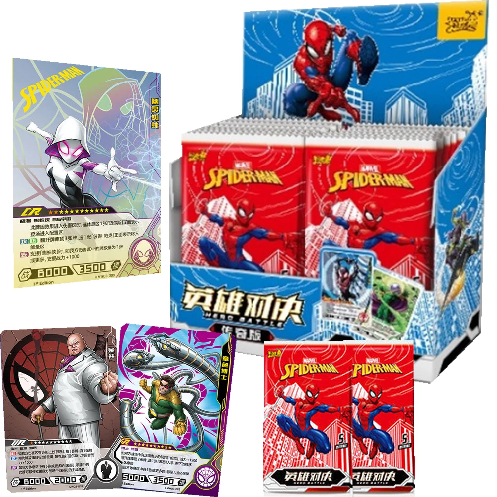 

Kayou Genuine Marvel Cards Collection for Children Entertainment Rare Limited Puzzle SGR Cards Hobbies Friends Anniversary Gifts