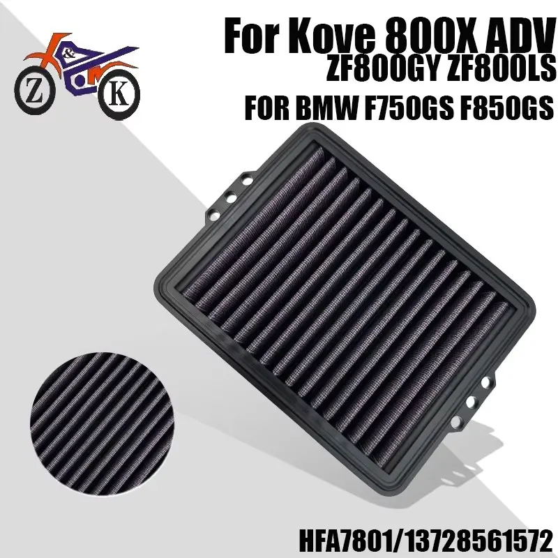 Motorrad-Motorluftfilter für KOVE 800X ADV ZF800LS ZF800GY für BMW F750/850/900GS F900R F900XR Ersatz-Luftfilter