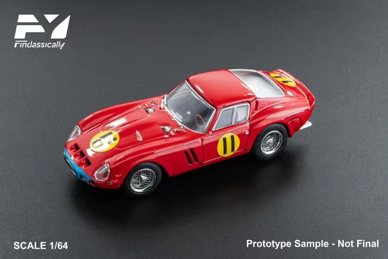 Finclassically 1:64 250 GTO 1963 Goodwood Chassis Druckguss-Modellauto