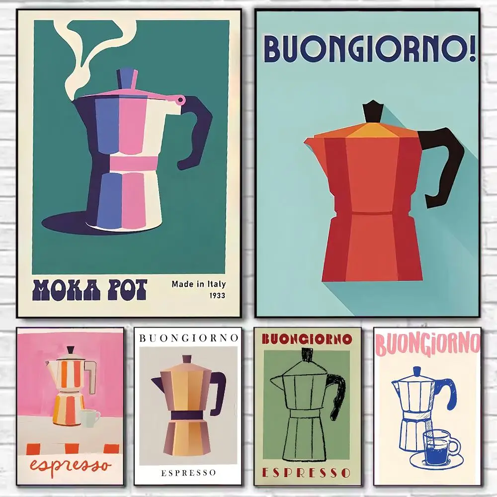 Modern Trendy Retro Vintage Poster HD Decorative Wall Art for Living Room Bedroom Café Stylish Home Décor Gift