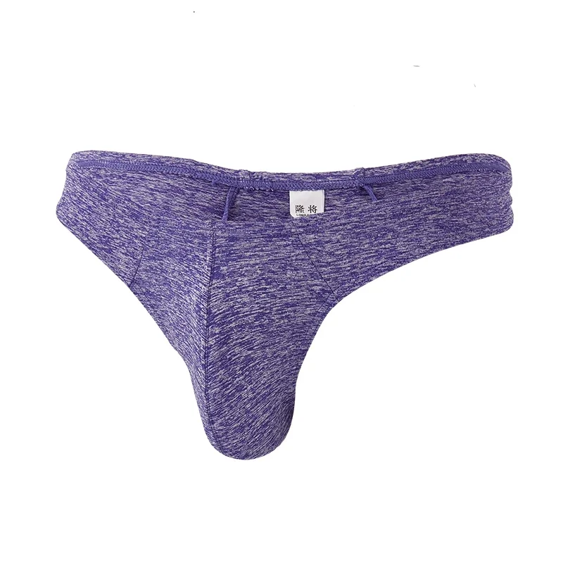 Tanga calzoncillos para hombre Sexy U convexo cómodo transpirable sección delgada ropa interior Sexy para hombre moda T tangas traseras