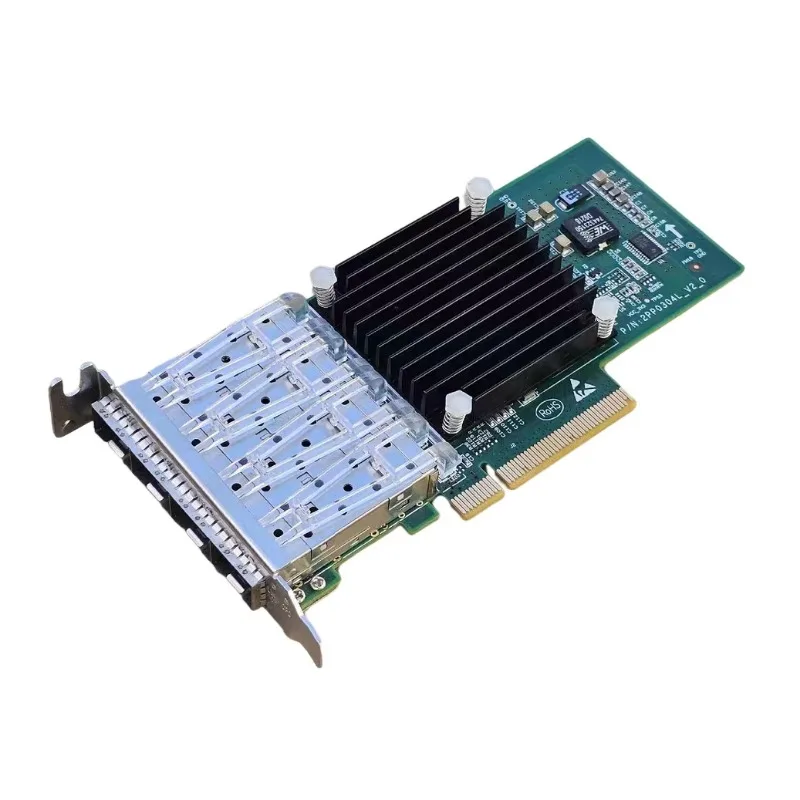 Intel X710-DA4 10GbE 4-Port SFP+ Ethernet Converged Network Adapter X710DA4G2P5 in Good Condition