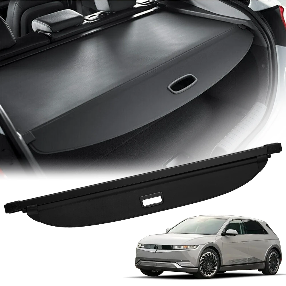 Car Rear Boot Shield Cover Fit for Hyundai IONIQ 5 2022-2023 Trunk Cargo Luggage Carrier Shade Security Privacy Shades Curtain