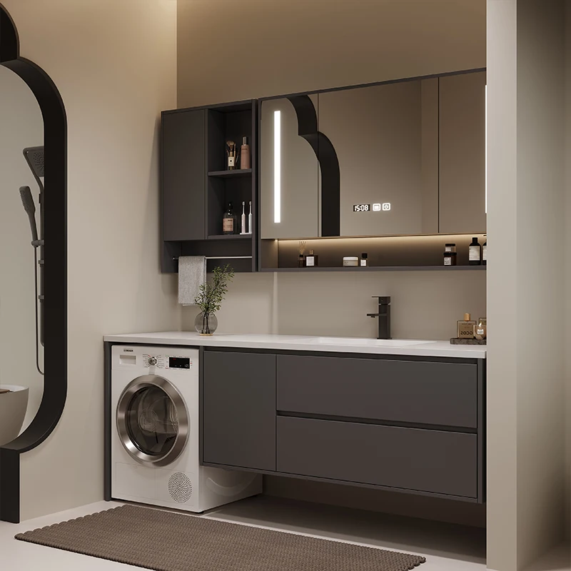 

Bathroom Cabinet, Washing Machine Integrated Combination, Toilet, Washstand, Hand Wash Basin Cabinet Combination