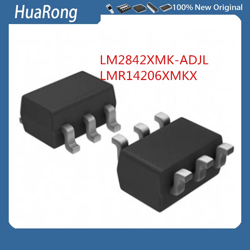 5Pcs/Lot   LM2842XMK-ADJL      LMR14206XMKX   LMR14206     SOT23-6