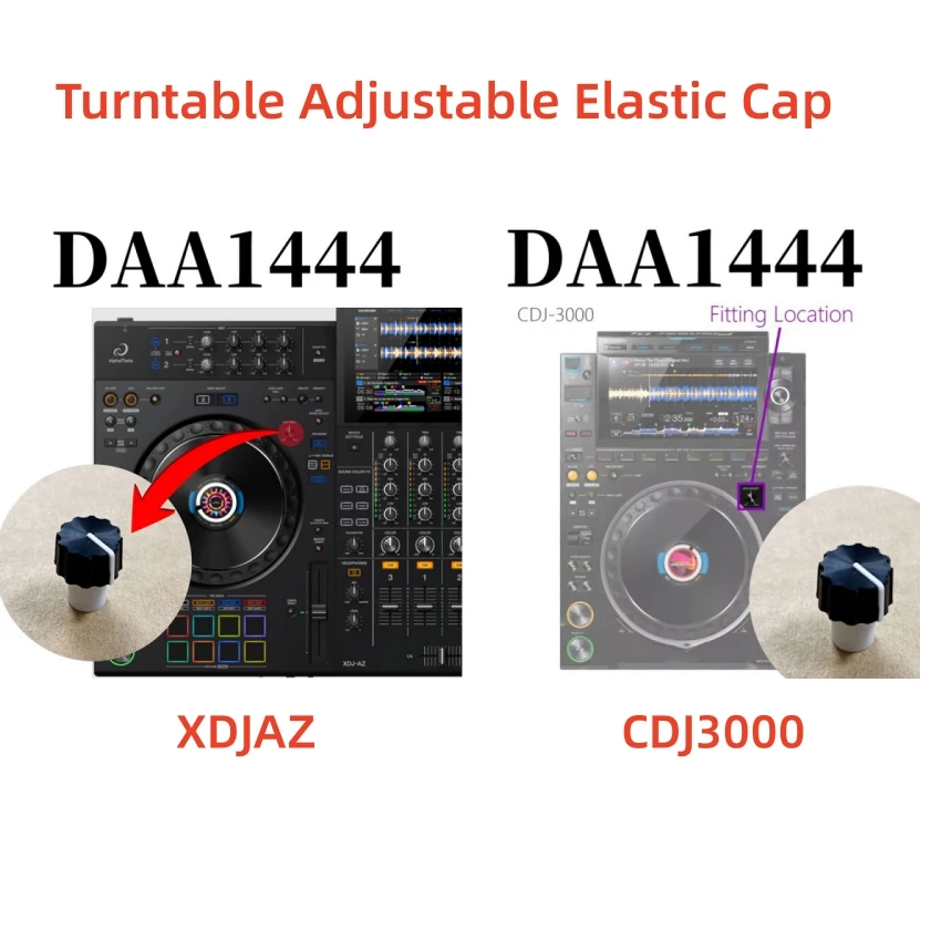 

For CDJ3000/XDJAZ Disc Player All-in-One JOG Turntable Adjustable Elastic Cap DAA1444 Accessories