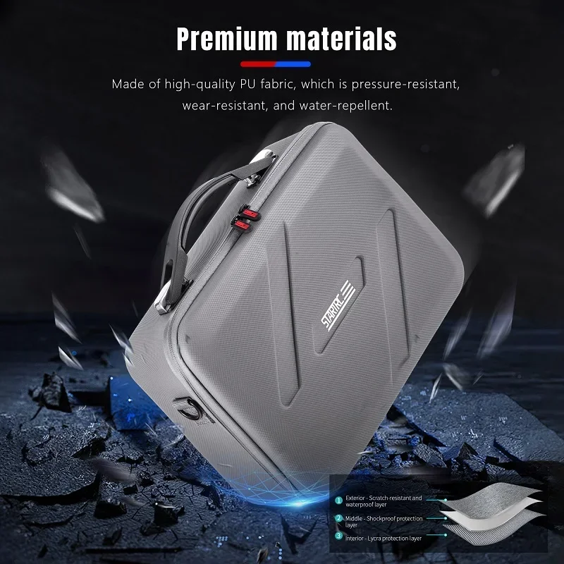 

Flip For DJI Flip Fly More Combo Set Waterproof Carrying Case DJI RC 2/RC-N3 All-in-One Storage Bag Drone Accessories