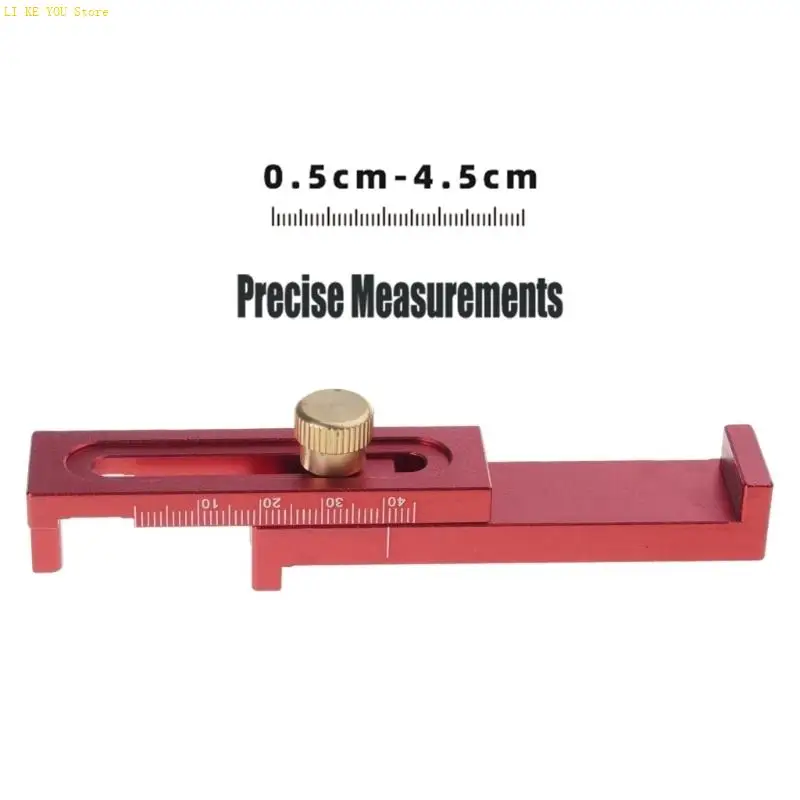 W3JE Woodworking Thickness Gauges Metal Feeler Meter Versatile Measurer for Versatile