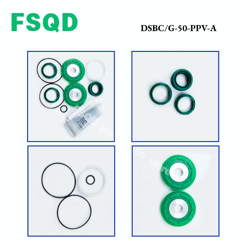 DSBC/G-32,50,40,60,100,125,160-PPV-A DSBG-160 200 250 320 DNCB-32 40 50 63 80 100 125 Cylinder seal repair kit DSBC/G DSBG DNCB