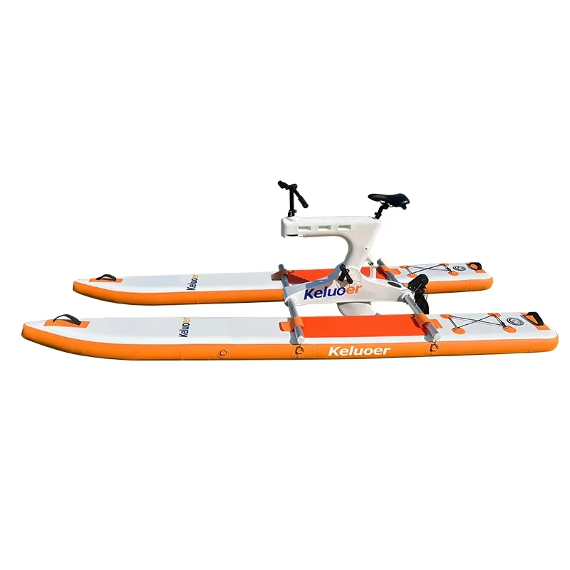 

Pontoon Lake Sea Inflable Board With Bike New Product Bicycles Sea Water Bike Lake Bicycle