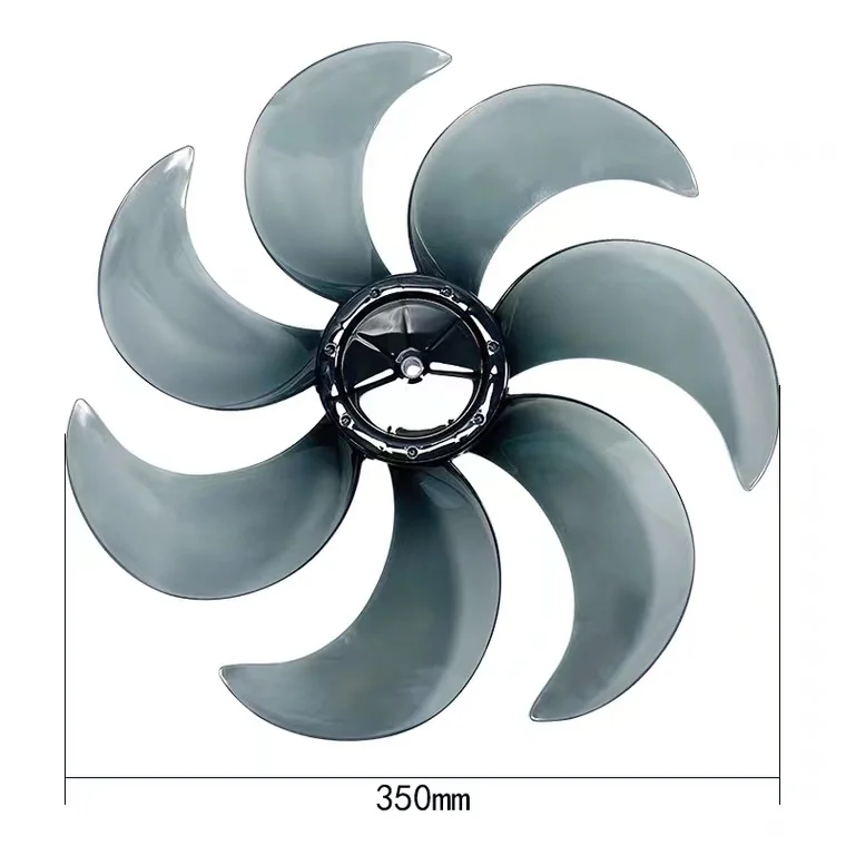 For Midea electric fan SAD35EC SAD35EA fan blade 14 inch 350mm 7 pieces